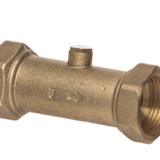 Valvola di non ritorno in Lega di rame RS PRO, 1/2poll, 10 bar max, tipo Doppio