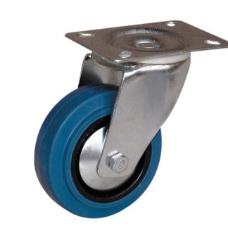 Ruota per carrelli orientabile Guitel Hervieu in Gomma, Ø 125mm, 150kg