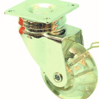 Ruota per carrelli orientabile Guitel Hervieu in Poliuretano, Ø 50mm, 40kg