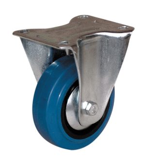 Ruota per carrelli non orientabile Guitel Hervieu in Gomma, Ø 125mm, 150kg