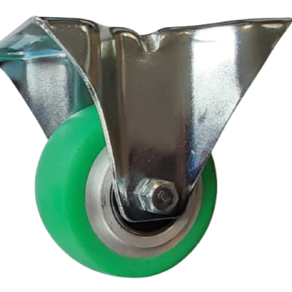 Ruota per carrelli non orientabile Guitel Hervieu in Poliuretano, Ø 80mm, 180kg