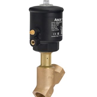 Valvola con attuazione pneumatica EMERSON – ASCO, con sede angolare, NA, 1/2poll