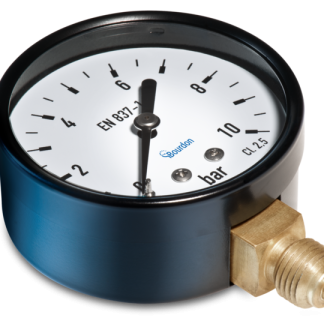 Manometro Bourdon, 0bar → 1bar max, G 1/4, Ø est. 63mm