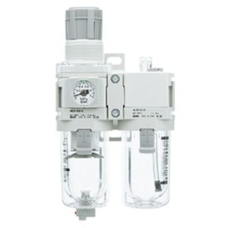 Gruppo FRL SMC AC60A-F10DG-D, attacco G 1, scarico Auto, filtrazione 5μm
