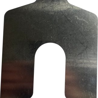 Spessore in acciaio 0.5mm x 125mm x 125mm