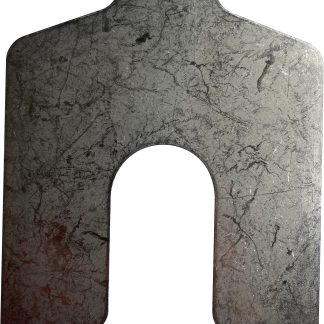 Spessore in acciaio 2mm x 125mm x 125mm