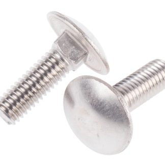 Bullone a testa piana in Acciaio inox A2/304 Liscio RS PRO, filettatura M6, lunghezza 20mm
