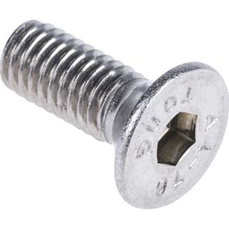 Vite a brugola con testa svasata esagonale RS PRO, M6, L. 16mm, in Acciaio inox