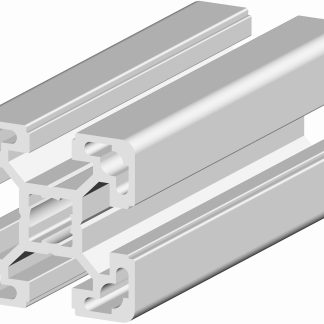 Profilo struttura RS PRO in Alluminio, Anodizzato, 40 x 40 mm x 1m