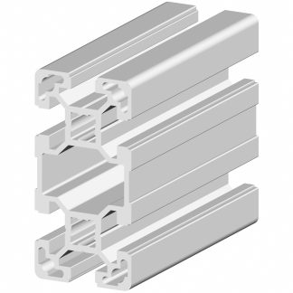 Profilo struttura RS PRO in Alluminio, Anodizzato, 40 x 80 mm x 3m