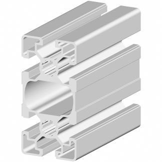 Profilo struttura RS PRO in Alluminio, Anodizzato, 45 x 90 mm x 3m