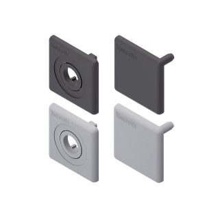 Cappuccio quadrato in PP Grigio Bosch Rexroth