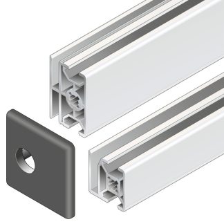 Cappuccio quadrato in PA Nero Bosch Rexroth