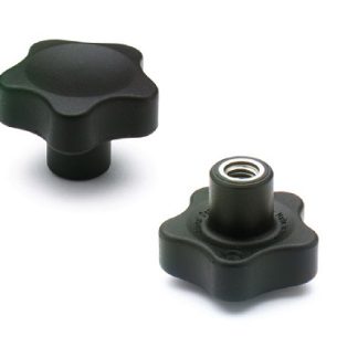 Manopola di serraggio Elesa in Poliammide rinforzata con fibra di vetro, M12 x 21 x 21mm