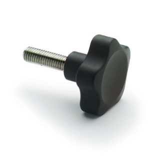 Manopola di serraggio Elesa in Poliammide rinforzata con fibra di vetro, M12 x 30 x 30mm