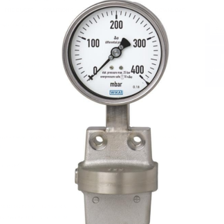 Manometro differenziale WIKA, 0bar → 1bar max, G 1/4, Ø est. 100mm