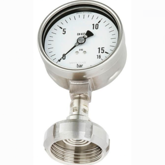 Manometro WIKA, -1bar → 5bar max, DN 38, Ø est. 100mm