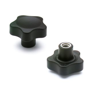 Manopola Elesa in Poliammide rinforzata con fibra di vetro, M6 x 26mm