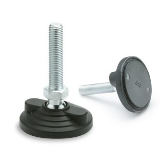 Piedino regolabile Elesa, Ø 80mm, M8 x 43mm, 1600daN