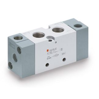 Elettrovalvole per pneumatica SMC, Rc 1/4, funzione 2 Position Single Valve, azionamento Pneumatico