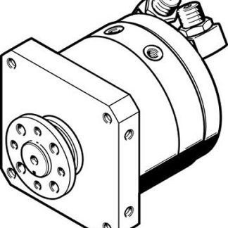 Attuatore rotante pneumatico Festo, Doppio effetto, foro da 32mm, rotazione di 270°, 10 bar max