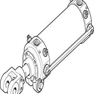 Cilindro pneumatico a stelo Festo DW 565748, Doppio effetto, foro da 63mm, corsa 100mm
