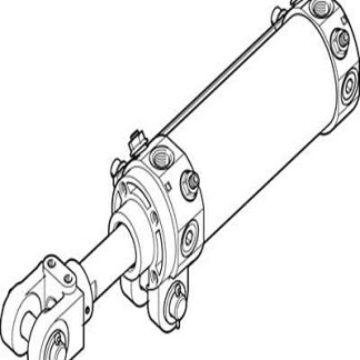Cilindro pneumatico a stelo Festo DW 565770, Doppio effetto, foro da 63mm, corsa 125mm