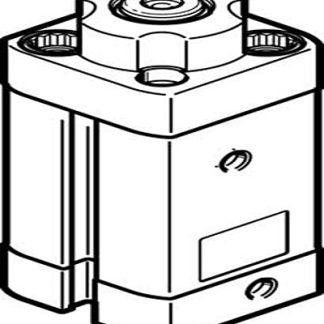 Attuatore a pinza, Festo DFSP-16-15-DF-PA, serie DFSP, foro da 16mm, corsa 15mm, 10 bar max