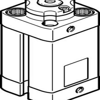 Attuatore a pinza, Festo DFSP-Q-20-15-DF-PA, serie DFSP, foro da 20mm, corsa 15mm, 10 bar max