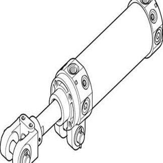 Cilindro pneumatico a stelo Festo DW 558106, Doppio effetto, foro da 63mm, corsa 150mm