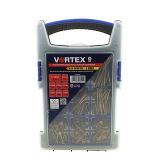 Vite per legno Piatta in Zincato passivato giallo, zincato UNIFIX VORTEX 1.18 in, 1.57 in, 1.96 in, 2.75 in, 3.14 in,