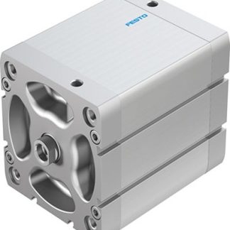 Cilindro pneumatico compatto Festo ADN 577198, Doppio effetto, foro da 100mm, corsa 80mm