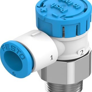 Valvola di controllo pneumatica Festo, Supply Air One Way Flow Control Function, con Manuale, R 1/8