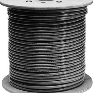 Tubo in plastica Nero traslucido Circolare x 7mm ID x 10mm OD