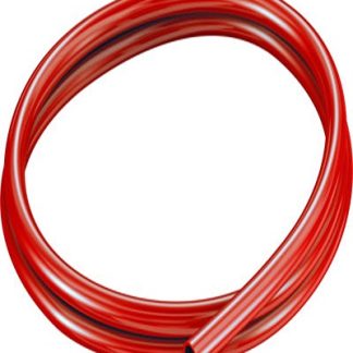 Tubo in plastica Rosso Circolare x 7mm ID x 10mm OD