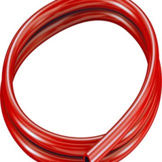 Tubo in plastica Rosso Circolare x 8mm ID x 12mm OD x 4mm