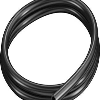 Tubo in plastica Nero Circolare x 8mm ID x 12mm OD x 4mm