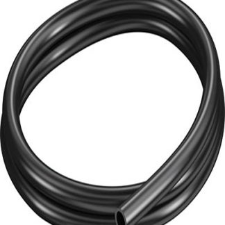 Tubo in plastica Nero Circolare x 9.8mm ID x 14mm OD x 4.2mm