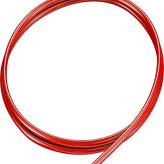 Tubo in plastica Rosso Circolare x 2.6mm ID x 4mm OD x 1.4mm