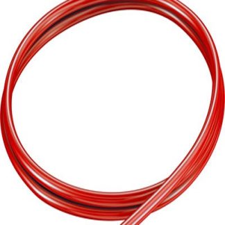 Tubo in plastica Rosso Circolare x 4mm ID x 6mm OD