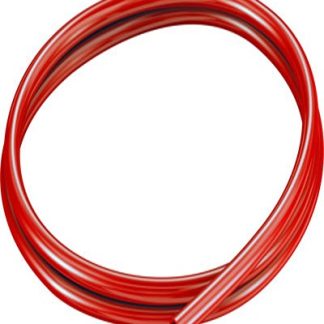Tubo in plastica Rosso Circolare x 5.7mm ID x 8mm OD x 2.3mm