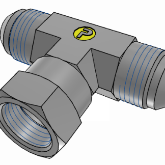 Dado terminale idraulico Parker, connettore A: UNF 7/8-14 maschio, B: UNF 7/8-14 femmina