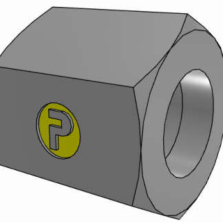 Parker, connettore A: UNF 1/2-20, B: UNF 1/2-20