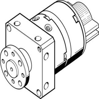 Attuatore rotante pneumatico Festo, Doppio effetto, foro da 8mm, rotazione di 180°, 8 bar max