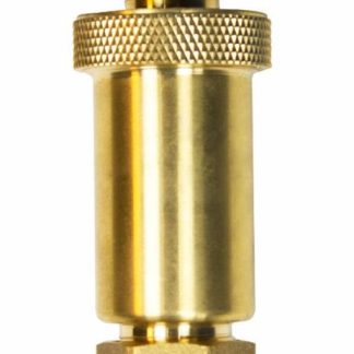 Sfiato automatico in Ottone RS PRO, 10 bar max, connessione femmina 1/2 poll., maschio BSP 1/2 poll., altezza 15mm