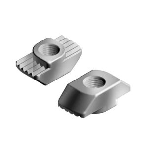 Dado con scanalatura a T RS PRO in Acciaio galvanizzato, per profili da 40 mm → 60 mm, scalanatura da 10mm, M4