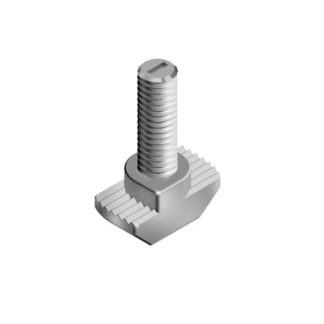 Vite con testa a T RS PRO in Acciaio galvanizzato, per profili da 40 mm → 60 mm, scalanatura da 10mm, M8, L. 30mm
