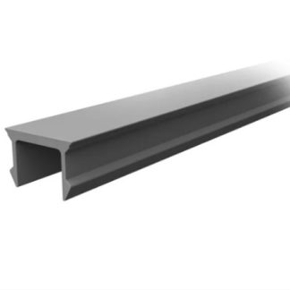 Profilo di copertura RS PRO, in PVC, Nero, lungh. 1m, per profili 30 mm, scanalatura 8mm