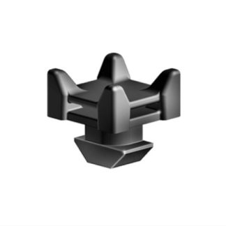 Staffa di montaggio RS PRO in Polimmide, scalanatura da 8mm