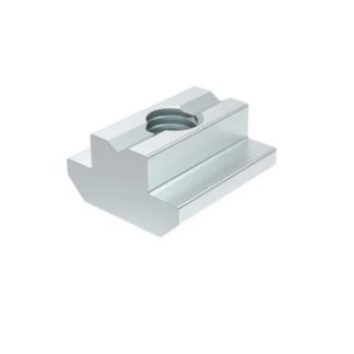 Blocco scorrevole RS PRO, per profili da 40 mm → 60 mm, scalanatura da 10mm, M6